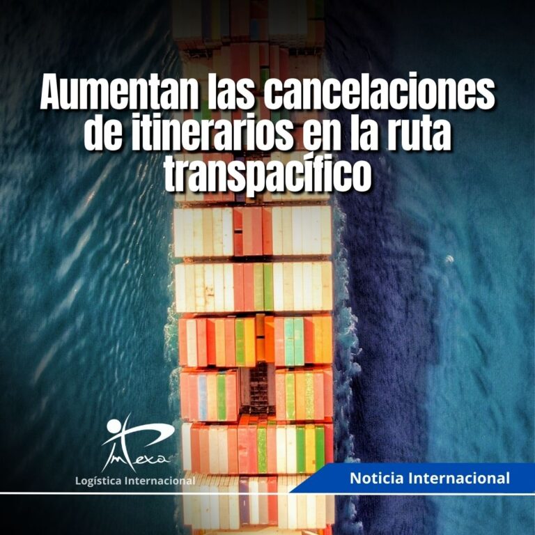 Cancelaciones de itinerarios en la ruta transpacífico superan las registradas durante la pandemia